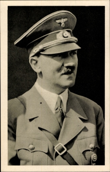 KP Führer i kanclerz Rzeszy Adolf Hitler, portret w mundurze partyjnym
