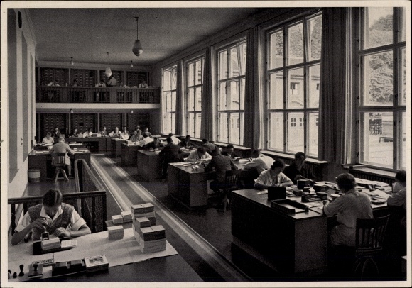 Collective picture Germany awakens No. 46, Brown House Munich, view of the card index room