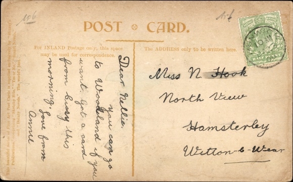 Postcard Glen Helen Isle of Man, partial view