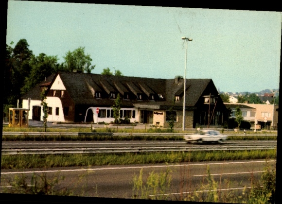 Ak Heiligenroth, Bundesautobahn Raststätte, Eingang