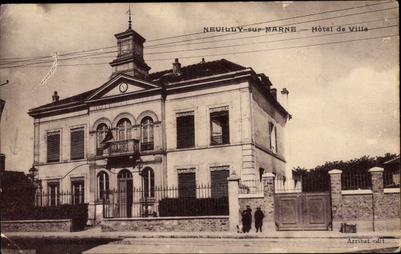 Postcard Neuilly sur Marne Seine Saint Denis, City Hall