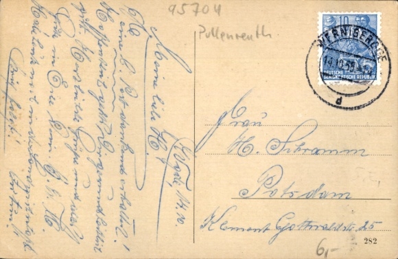 Postcard Pullenreuth in the Fichtelgebirge Upper Palatinate, Kellermühle