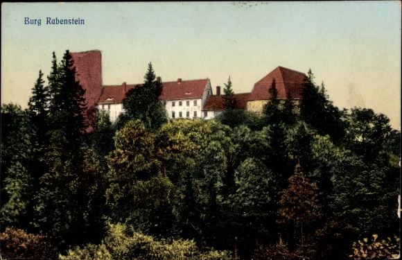Postcard Raben Rabenstein in Fläming, Rabenstein Castle