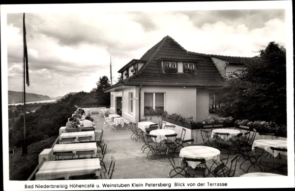 Postcard Niederbreisig Bad Breisig Rhineland Palatinate, Höhencafe, Weinstuben Klein Petersberg