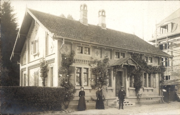 Foto Ak Friedrichshafen am Bodensee, Schloss, Kgl. Zollamt