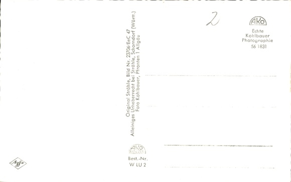 Postcard Bad Kötzting in the Bavarian Forest, aerial photograph with Kaitersberg