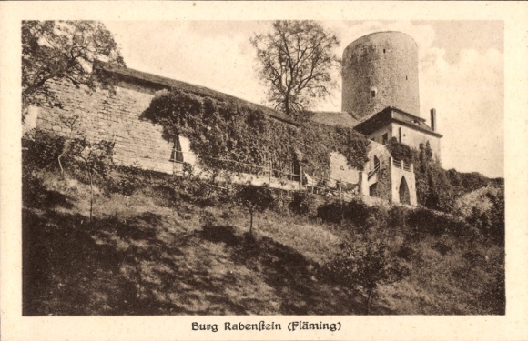 Postcard Raben Rabenstein in Fläming, Rabenstein Castle