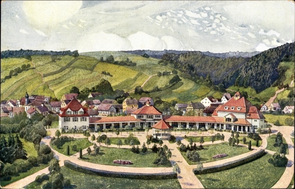 Artist PC Bad Colberg Heldburg in Thuringia, Panorama