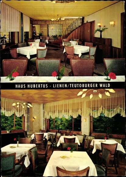 Ak Lienen im Tecklenburger Land, Haus Hubertus, Speisesäle