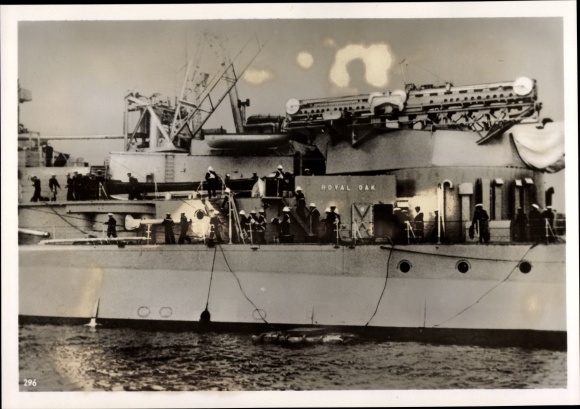 Photo H. Hoffmann, The British battleship Royal Oak, October 1939