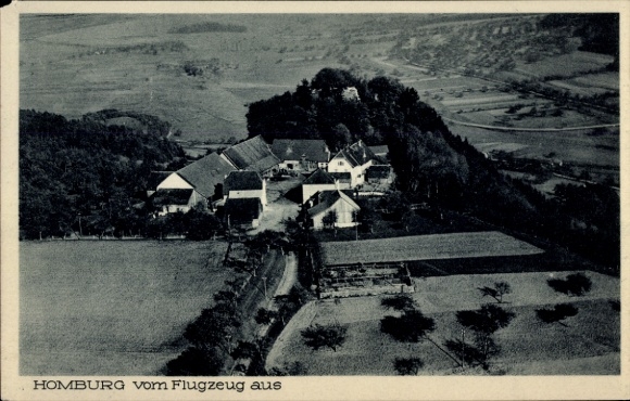 Postcard Stahringen Radolfzell am Bodensee, Homburg, aerial photograph