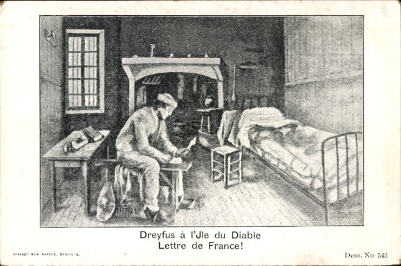 CPA Dreyfus a l'Ile du Diable Lettre de France