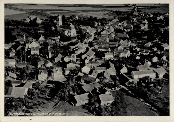 Postcard Bad Birnbach in Rottal Lower Bavaria, aerial photograph