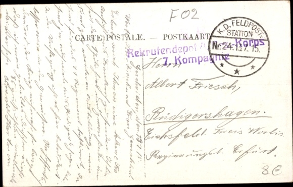 Postcard Chauny Aisne, interior of the station