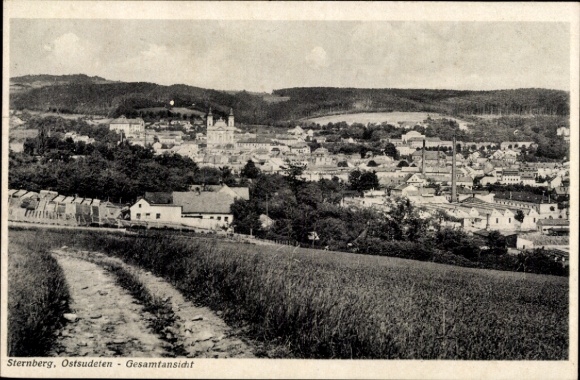 KP Sternberg w Meklemburgii, widok ogólny na Wschodnie Sudety, krajobraz, widok na miasto
