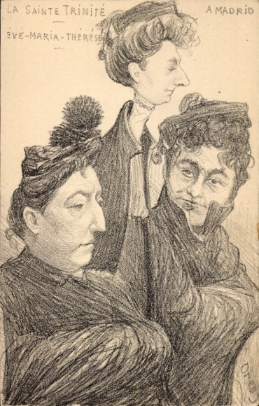 Artist Postcard Orens, Affair Humbert Crawfort, Inheritance Fraud, Therese Humbert