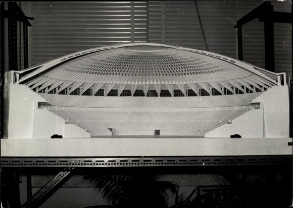 Foto Olympia 1960, Modell vom kleinen Sportpalast 1958