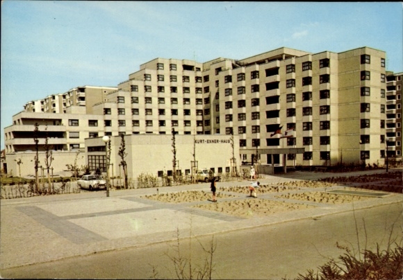 Postcard Berlin Neukölln Rudow, Gropiusstadt, retirement home
