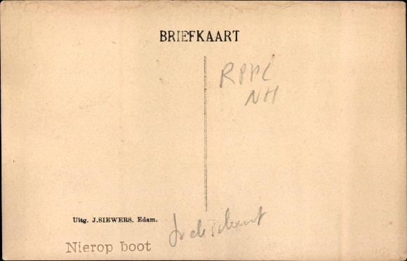 Ak Nederland, Nierop boot, sleepboten, boten op een kanaal