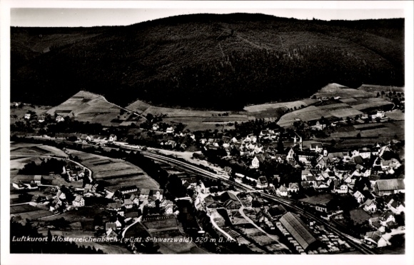 Ak Klosterreichenbach Baiersbronn im Schwarzwald, Luftkurort  Schwarzwald, 520 m ü. NN, Fotos von