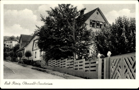 Ak Bad König im Odenwald Hessen, Sanatorium