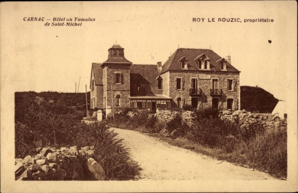 KP Carnac Morbihan, Hôtel au Tumulus de Saint-Michel, Roy Le Rouzic, właściciel