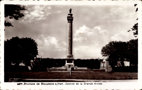 CPA Boulogne sur Mer Pas de Calais, Colonne de la Grande Armée