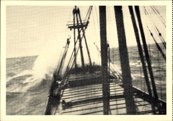 foto van de stoomboot Ernst Hugo Stinnes op volle zee, Stinnes Shipping Company