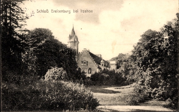 Postcard Breitenburg near Itzehoe in Holstein, Breitenburg Castle