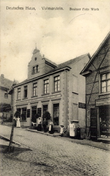 Postcard Volmarstein Weather on the Ruhr, Gasthaus Deutsches Haus