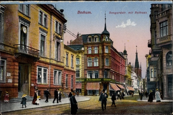 PC Bochum in the Ruhr area, Bongardstrasse, town hall