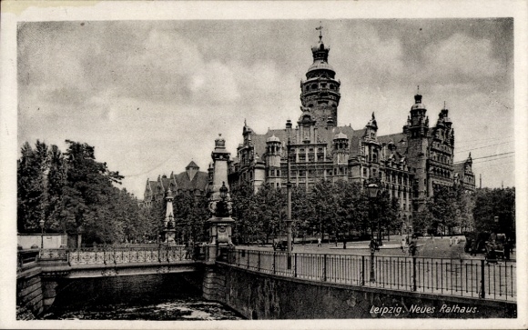 Ak Leipzig in Sachsen, Neues Rathaus