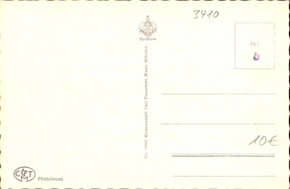 Postcard Northeim in Lower Saxony, Hagenstrasse, Schaupenstiel, Harztor