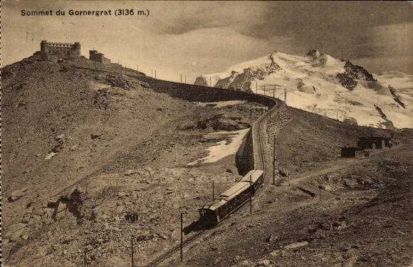 CPA Zermatt Canton du Valais, Gornergrat