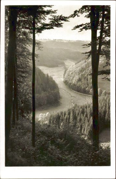7 old PCs Frauenwald in the Thuringian Forest, various views