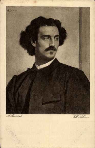Artysta KP Feuerbach. A., Autoportret