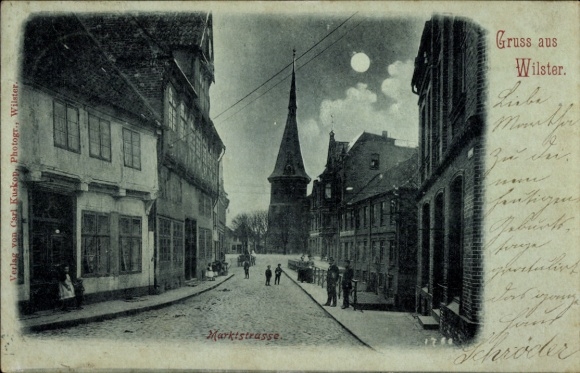 KP światło księżyca Wilster w Holstein, Marktstrasse