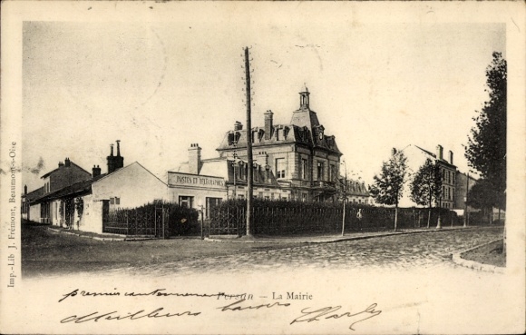 CPA Persan Val-d'Oise, La Mairie