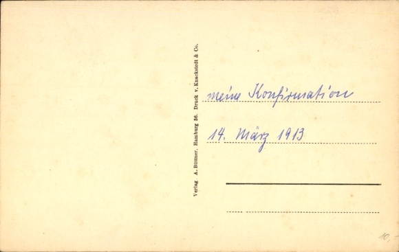 Postcard Hamburg Eimsbüttel, Christ Church