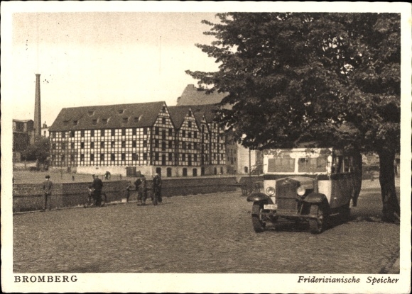 Ak Bydgoszcz Bromberg Westpreußen, Friderizianische Speicher