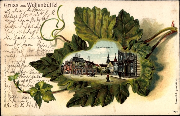 Ivy Leaf Chromo-Litho Wolfenbüttel in Lower Saxony, Harzthorplatz