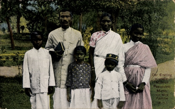 AK The firstborn in our mission Pasupuletti Martin and his family