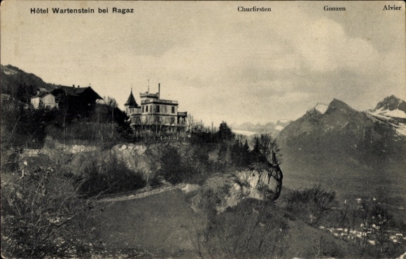 KP Bad Ragaz Canton of St. Gallen, Hôtel Wartenstein, Churfirsten, Gonzen, Alvier