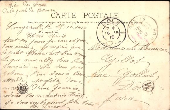 Postcard Dijon Côte d&#39;Or, Dijon-Ville train station