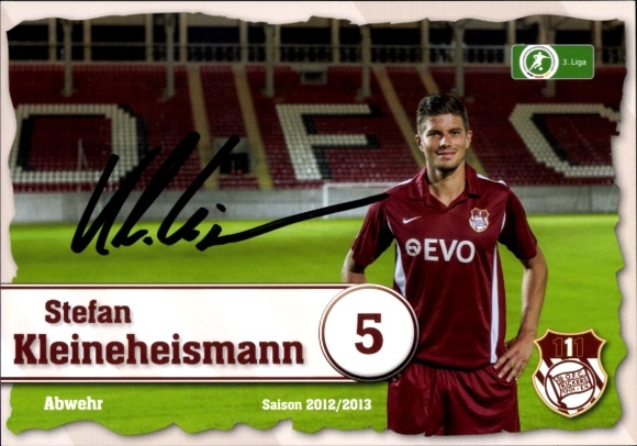 Autogrammkarte Fußballer Stefan Kleineheismann, Kickers Offenbach, Autogramm