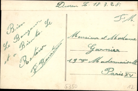 Postcard Euskirchen in North Rhine-Westphalia, Rue de la Gare, cigar shop, owner Carl Schulze