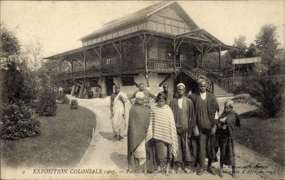 PC Nogent sur Marne Val de Marne, Exposition Coloniale 1907, Village Soudanais
