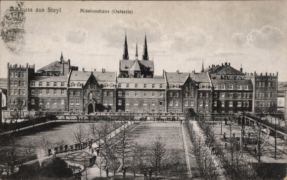 Postcard Steyl Venlo Limburg Netherlands, Mission House, East Side