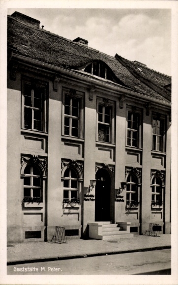 Ak Potsdam, Gaststätte M. Peter, Bäckerstraße 2