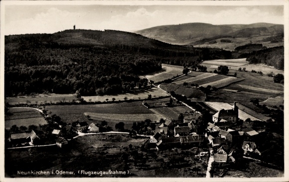 Ak Neunkirchen im Odenwald Modautal, luchtfoto